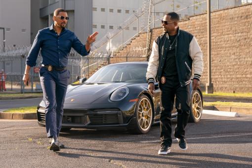 Will Smith und Martin Lawrence in Sony Pictures' BAD BOYS: RIDE OR DIE. Foto von: Frank Masi © 2024 CTMG, Inc. All Rights Reserved.