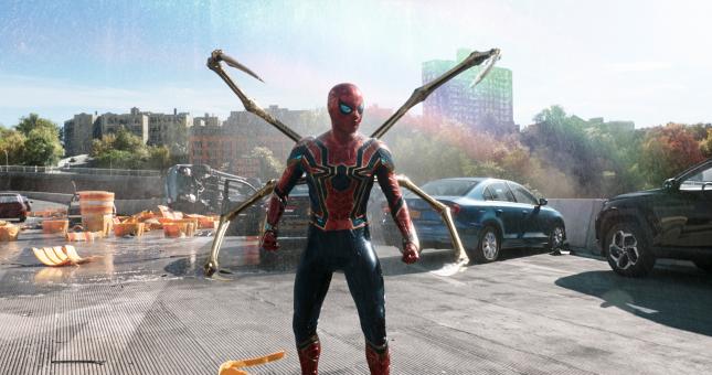Spider-Man in Sony Pictures' SPIDER-MAN: NO WAY HOME.