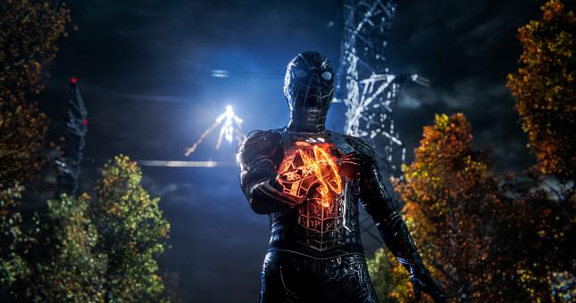 Spider-Man in Sony Pictures' SPIDER-MAN: NO WAY HOME.
