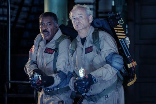 Winston (Ernie Hudson) und Peter (Bill Murray) in Sony Pictures’ GHOSTBUSTERS: FROZEN EMPIRE. © 2023 CTMG, Inc. All Rights Reserved. 