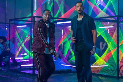 Will Smith und Martin Lawrence in Sony Pictures' BAD BOYS: RIDE OR DIE. Foto von: Frank Masi © 2024 CTMG, Inc. All Rights Reserved. 