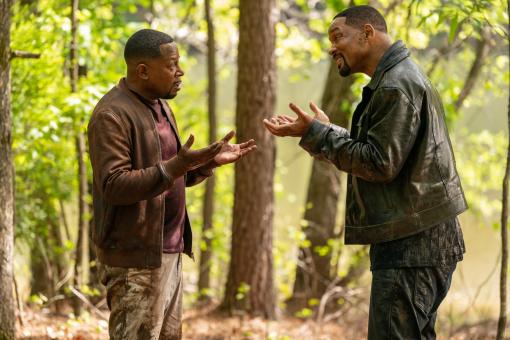 Will Smith und Martin Lawrence in Sony Pictures' BAD BOYS: RIDE OR DIE. Foto von: Frank Masi © 2024 CTMG, Inc. All Rights Reserved.