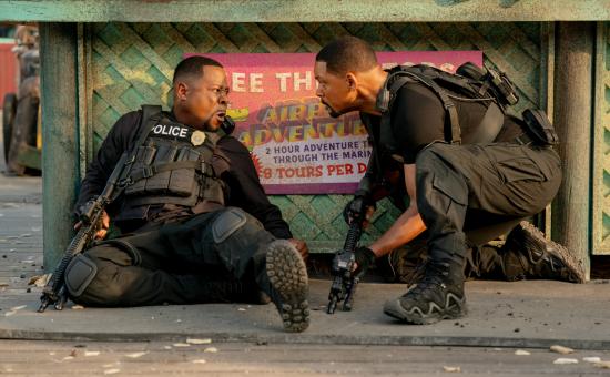 Will Smith und Martin Lawrence in BAD BOYS: RIDE OR DIE. Foto von: Frank Masi © 2024 CTMG, Inc. All Rights Reserved.