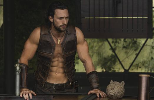 Aaron Taylor Johnson in Sony Pictures' KRAVEN THE HUNTER. ©2024 CTMG, Inc. All Rights Reserved.