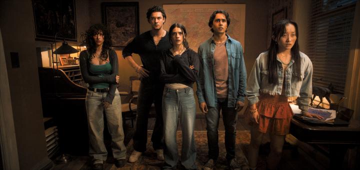 (V.l.n.r.) Odessa A’zion, Belmont Cameli, Ella Rubin, Michael Cimino und Ji-young Yoo in Sony Pictures' UNTIL DAWN. © 2025 CTMG, Inc. All Rights Reserved. 