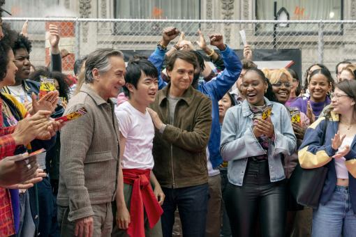 (L-R) Jackie Chan, Ben Wang und Ralph Macchio in Sony Pictures' KARATE KID: LEGENDS © 2024 CTMG, Inc. All Rights Reserved. 