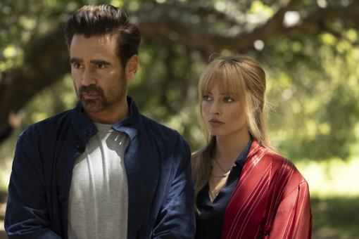 Colin Farrell und Margot Robbie in A BIG BOLD BEAUTIFUL JOURNEY. © 2025 CTMG, Inc. All Rights Reserved. 