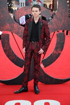 LONDON, ENGLAND – 18. JUNI: Alfie Williams auf der Weltpremiere zu 28 YEARS LATER im Odeon Luxe am Leicester Square am Mittwoch, dem 18. Juni 2025. (Foto von Eamonn M. McCormack/Getty Images)  2025 Getty Images