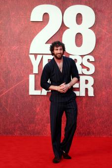 LONDON, ENGLAND – 18. JUNI: Aaron Taylor-Johnson auf der Weltpremiere zu 28 YEARS LATER im Odeon Luxe am Leicester Square am Mittwoch, dem 18. Juni 2025. (Foto von Tim P. Whitby/Getty Images)  2025 Getty Images