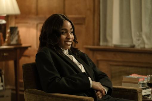 Ayo Edebiri spielt Maggie in AFTER THE HUNT von Amazon MGM Studios. Bildnachweis: Yannis Drakoulidis © 2025 Amazon Content Services LLC. Alle Rechte vorbehalten.