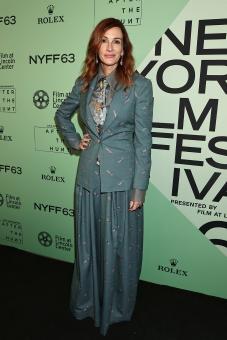 NEW YORK, NEW YORK – 26. SEPTEMBER: Julia Roberts auf der nordamerikanischen Premiere von AFTER THE HUNT als Eröffnungsfilm des 63. New York Film Festivals in der Alice Tully Hall. (Foto von Dave Allocca / Starpix)