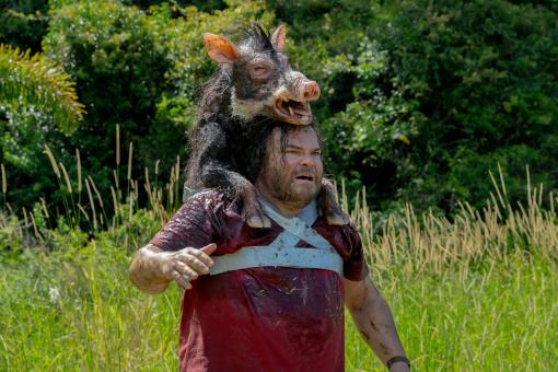 Doug (Jack Black) in Sony Pictures' ANACONDA. © 2025 CTMG, Inc. All Rights Reserved.