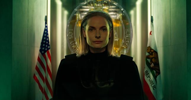 Rebecca Ferguson als Maddox in MERCY von Amazon MGM Studios. Foto von: Justin Lubin © 2025 Amazon Content Services LLC. All Rights Reserved.