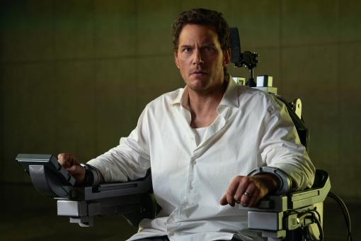 Chris Pratt als Chris Raven in MERCY von Amazon MGM Studios. Foto von: Justin Lubin © 2025 Amazon Content Services LLC. All Rights Reserved.