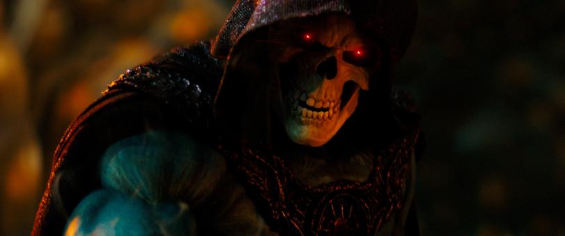 Skeletor (Jared Leto) in MASTERS OF THE UNIVERSE.  © 2026 Amazon MGM Studios Content Services LLC